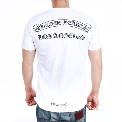 [크롬하츠]  로스엔젤레스 프린팅 라운드 반팔티 / 화이트 / 남여공용 티셔츠