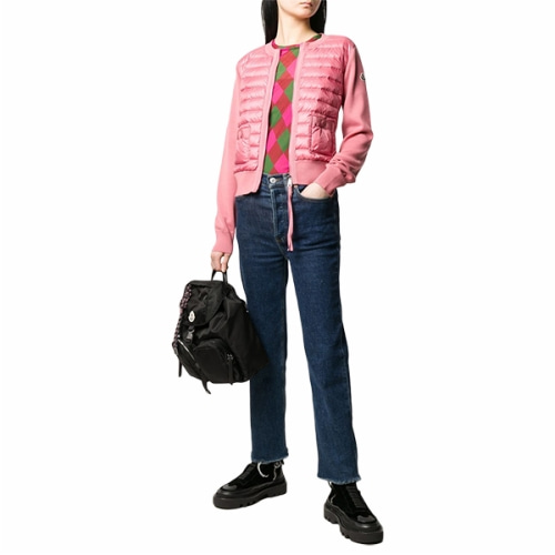[몽클레어] 20SS 여성 9B50100 A9001 532 패딩 믹스 자켓 핑크