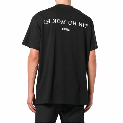 [이놈어닛] NUW18205 009 / 18FW스카페이스 SCARFACE 프린트 반팔 티셔츠 / 블랙 / 남성