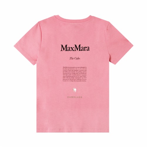[막스마라] 23SS 여성 2399710331600 001 길버트 로고 반팔 티셔츠 핑크