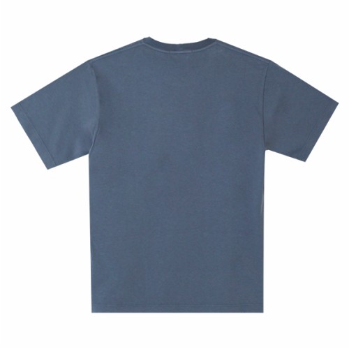[스톤아일랜드] 남성 781521579 V0024 레터링 로고 자수 반팔 티셔츠 블루