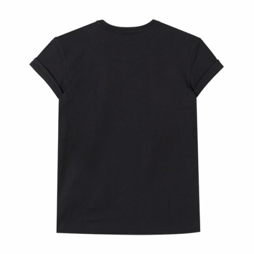 [파라점퍼스] 여성 PWTEEPI33 710 사파리아나 로고 패치 반팔 티셔츠 블랙