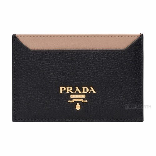 [프라다] 21SS 여성 1MC208 2BG5 F0WCL 다이노 컬러 카드 지갑 블랙&amp;핑크