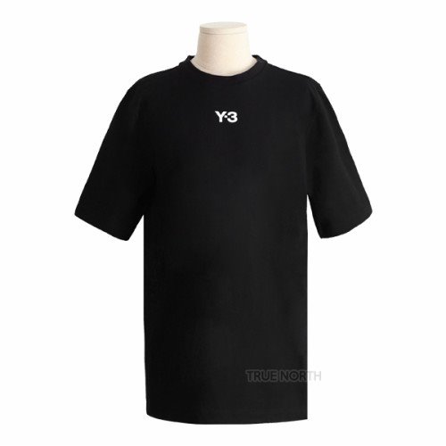 [Y-3] 22SS 남성 HG6091 로고 반팔 티셔츠 블랙