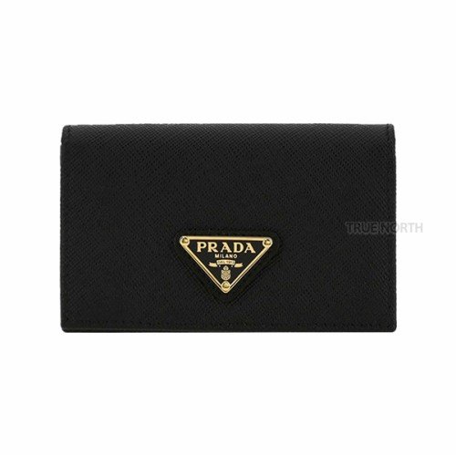 [프라다] 22SS 여성 1MC122 QHH F0002 삼각 로고 사피아노 카드 지갑 블랙