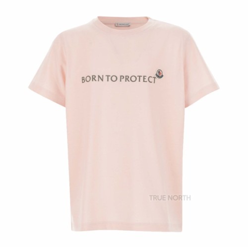 [몽클레어] 22FW 키즈 8C00036 899M5 50J 본 투 프로젝트 반팔 티셔츠 핑크 4세~6세