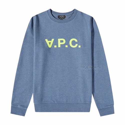 [아페쎄] 남성 COETS H27746 PIA VPC 로고 맨투맨 티셔츠 블루