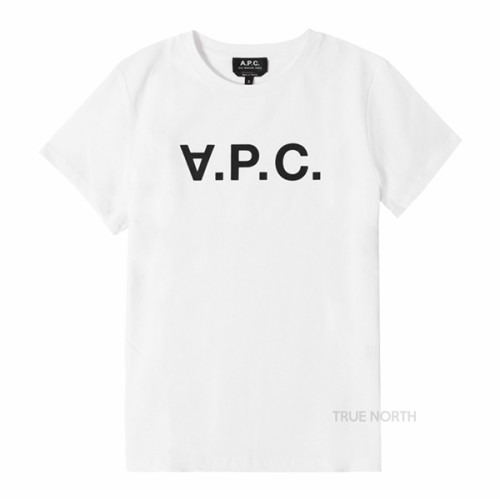 [아페쎄] 남성 COBQX H26586 IAK VPC 로고 반팔 티셔츠 화이트