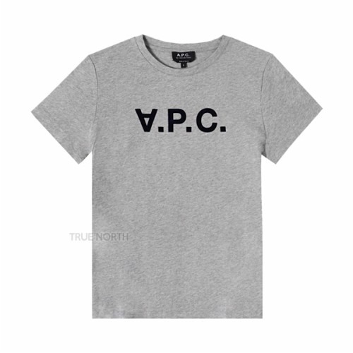 [아페쎄] 여성 COEZB F26944 PLB VPC 로고 반팔 티셔츠 그레이